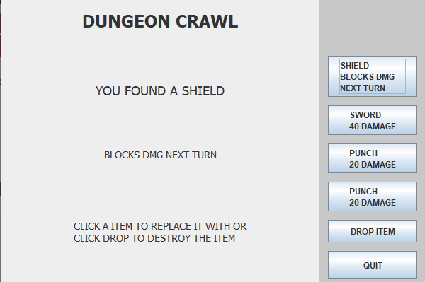 In Game - Found Item Screen