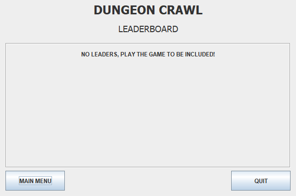 Leaderboard Screen