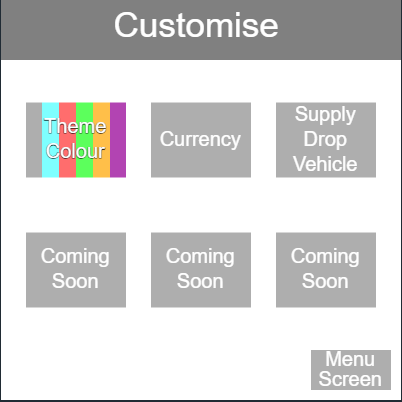 Customise Screen