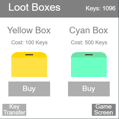 Loot Box Screen